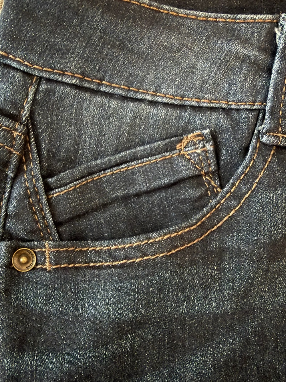 Wit & Wisdom |Dark Wash |Stretch Jeans |Size 4 |Slim Straight Denim - Picture 5 of 11